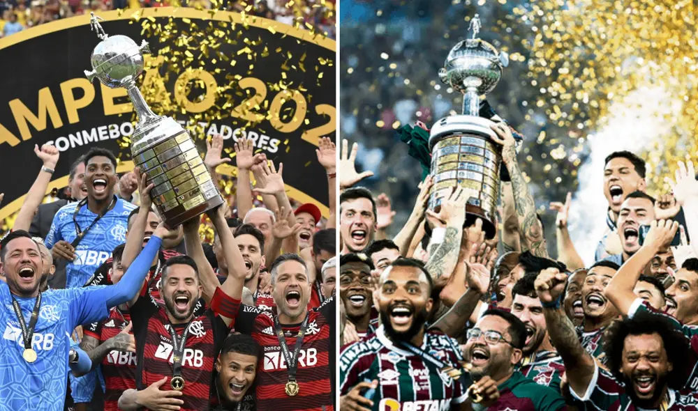 Los últimos campeones de la Copa Libertadores han sido de Brasil. Foto: composición LR/AFP Los últimos campeones de la Copa Libertadores han sido de Brasil. Foto: composición LR/AFP