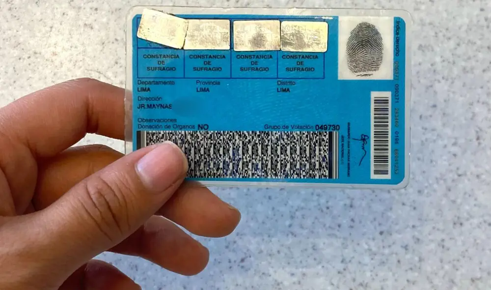 El DNI tiene datos sumamente importantes para la identificación de una persona, como la dirección. Foto: Alejandro Delgado Tong - La República El DNI tiene datos sumamente importantes para la identificación de una persona, como la dirección. Foto: Alejandro Delgado Tong - La República