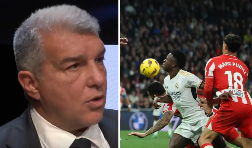 Joan Laporta confesó sentirse preocupado por las decisiones arbitrales a favor del Real Madrid. Foto: captura/Mundo Deportivo/EFE Joan Laporta confesó sentirse preocupado por las decisiones arbitrales a favor del Real Madrid. Foto: captura/Mundo Deportivo/EFE