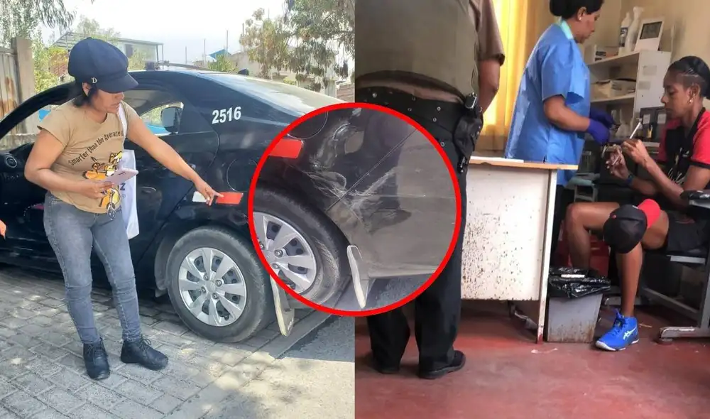 Denunciante está esperando el peritaje policial. Foto y video: composición LR/Leonela Aquino/LR