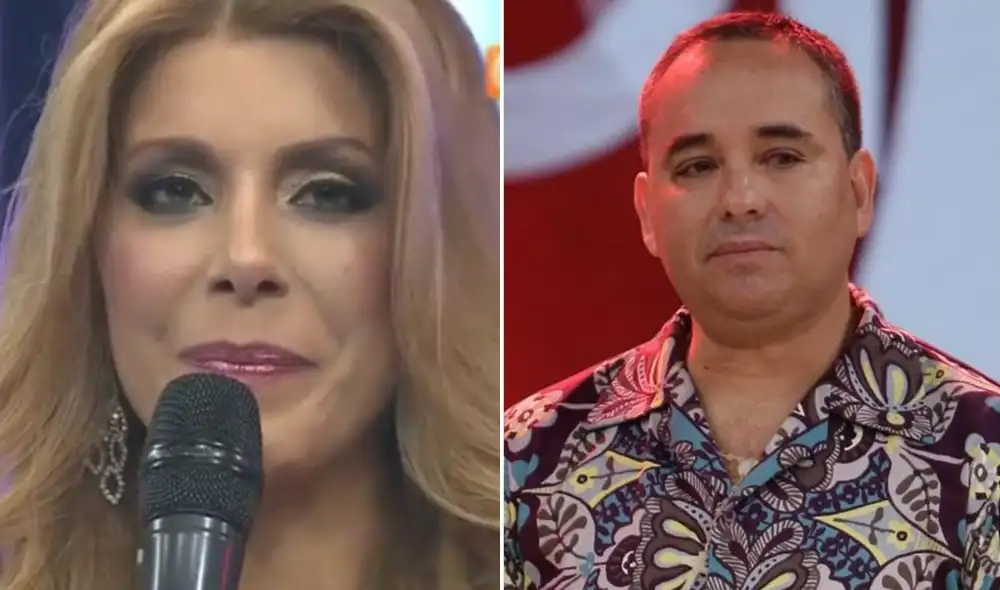 Viviana Rivasplata y Roberto Martínez fueron acusados de iniciar su romance cuando él todavía tenía una relación con Gisela Valcárcel. Foto: composición LR/Captura América TV