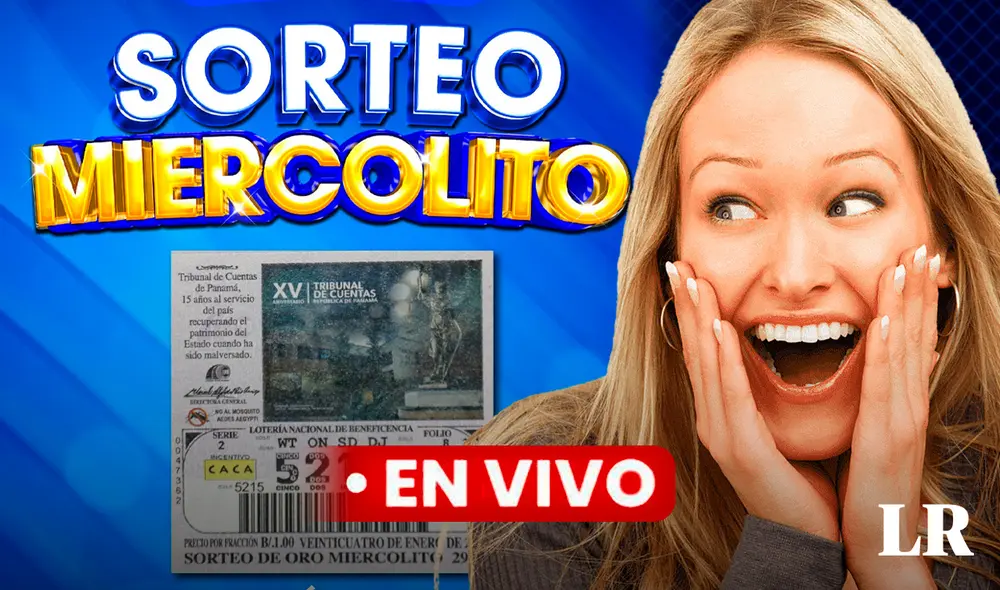 Conoce EN DIRECTO la Lotería Nacional de Panamá y sepa los resultados del sorteo Miercolito HOY, 24de enero. Foto: Lotería Nacional de Panamá