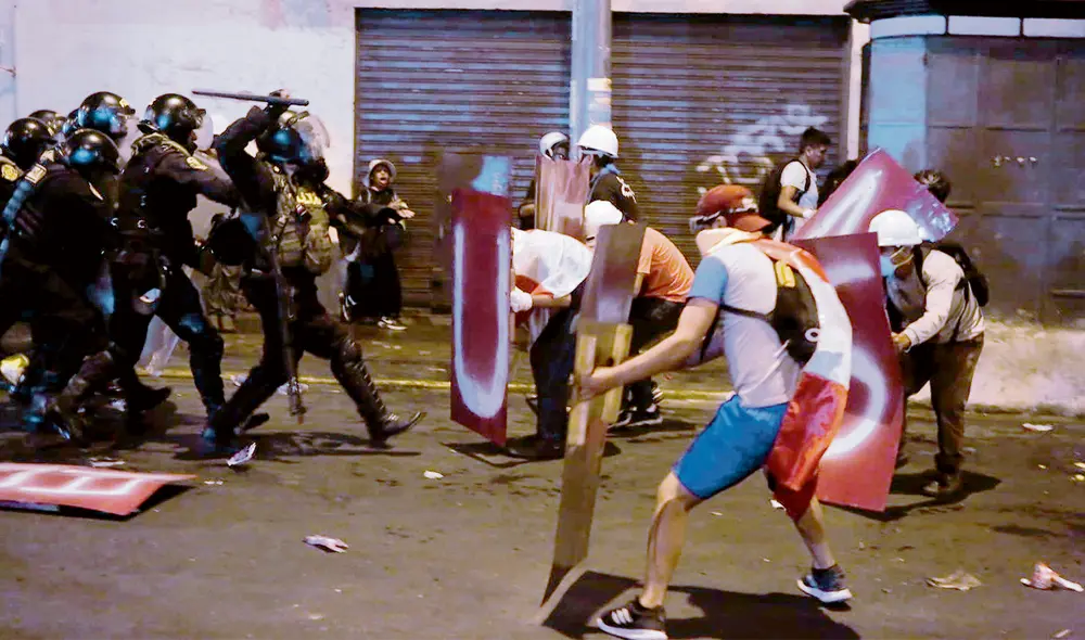 Agresiones. El 19 de enero del 2023 se registraron 14 ataques a manifestantes o transeúntes, que se han considerado violaciones a los derechos humanos. Foto: difusión