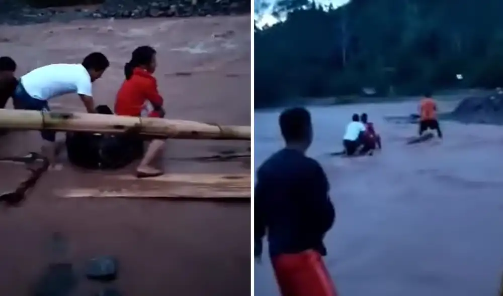 Gestante fue apoyada por personas el último domingo. Foto: composición LR/Telenoticias Huánuco - Video: Telenoticias Huánuco Gestante fue apoyada por personas el último domingo. Foto: composición LR/Telenoticias Huánuco - Video: Telenoticias Huánuco