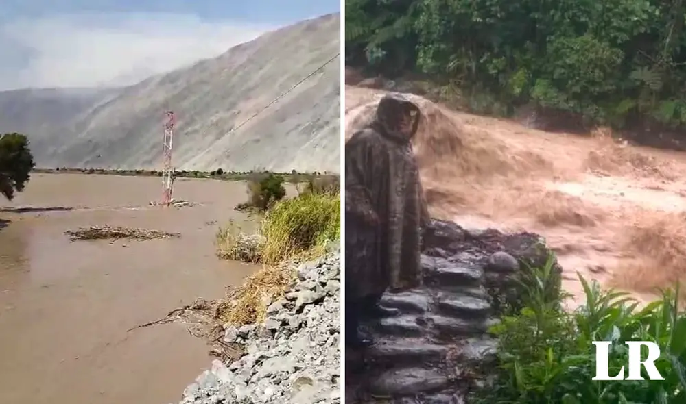 Senamhi declaró en alerta roja a río Ocoña. Foto: composición de Fabrizio Oviedo/LR/Radio Ocoña