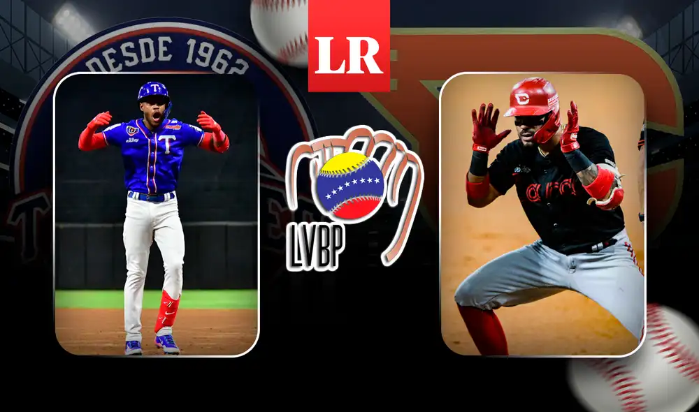 El juego 3 de la  gran final LVBP 2023-24 tuvo un marcador de 7-5 en favor de Tiburones de La Guaira. Foto: composición LR/Freepik/Cardenales/Tiburones