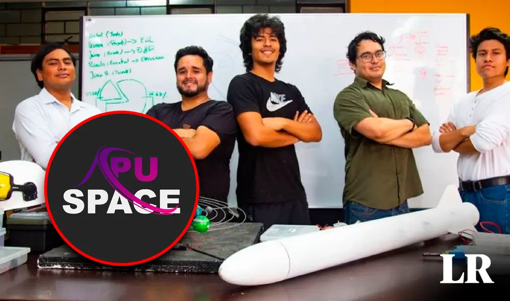 Apu Space son un grupo de estudiantes y egresados aficionados a la construcción de cohetes. Foto: composición de LR