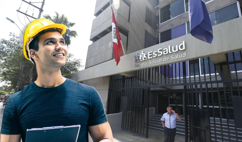 Los trabajadores en puestos de riesgo pueden acceder a beneficios de EsSalud. Foto: composición LR/Andina/Freepik