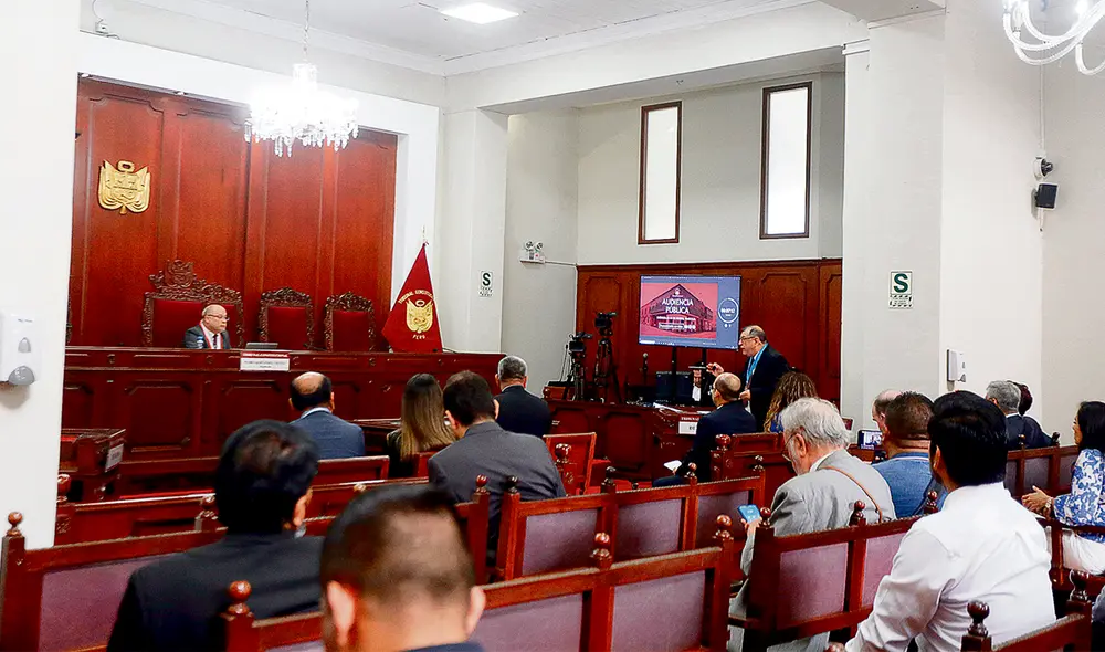 A la espera. Las partes expusieron sus argumentos frente al Tribunal Constitucional. Aún se desconoce la fecha de sentencia. Foto: Félix Contreras