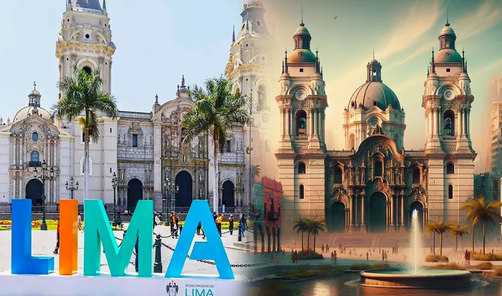 La Ciudad de los Reyes, como se conoce a Lima, fue fundada por Francisco Pizarro el 18 de enero de 1535. Foto: composición LR/ChatGPT