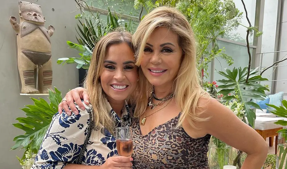 Ethel Pozo y Gisela Valcárcel son figuras de América TV. Foto: Ethel Pozo/Instagram