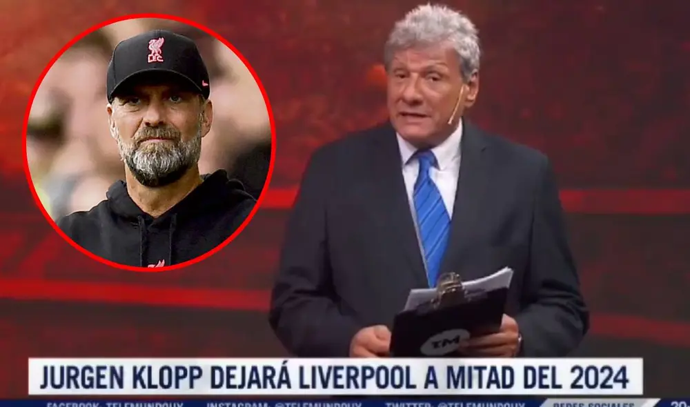 El estratega no continuará al mando del Liverpool y se tomará un descanso de aproximadamente un año. Foto: AFP/captura Telemundo Uruguay El estratega no continuará al mando del Liverpool y se tomará un descanso de aproximadamente un año. Foto: AFP/captura Telemundo Uruguay