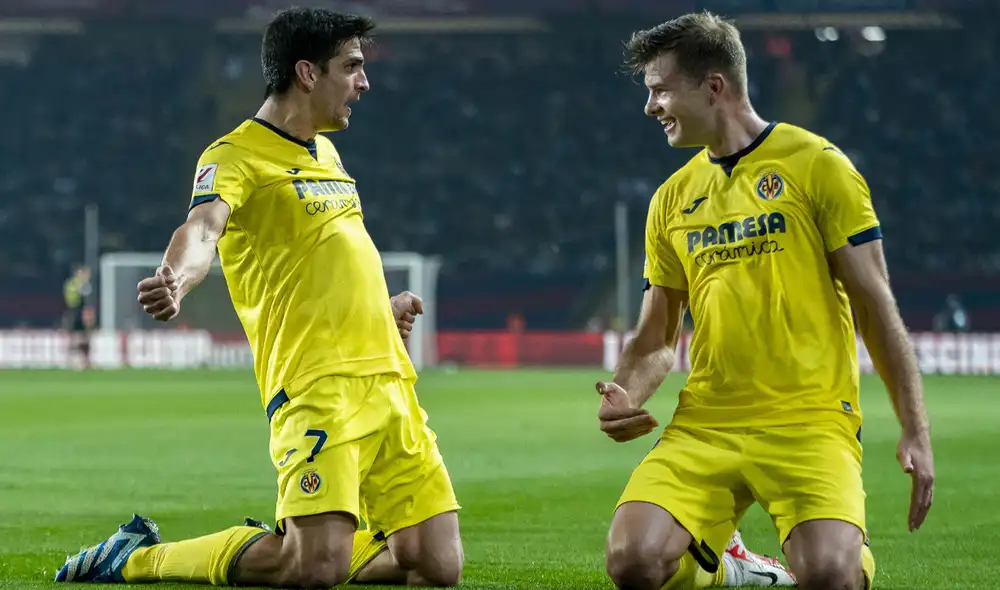 Villarreal ganó de visita a Barcelona en un partidazo jugado en el Estadio Olímpico de Montjuic. Foto: Villarreal