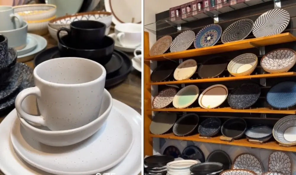 Consigue lindos objetos para tu cocina o negocio en Lima. Foto: composición LR/captura TikTok/@Jazmín Chura