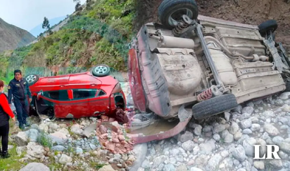 Personal de la Policía logró rescatar los cuerpos de las víctimas. Foto: composición de Gerson Cardoso/LR/El Popular