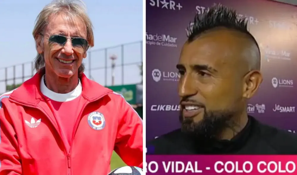 Arturo Vidal se refirió a la llegada del argentino Ricardo Gareca. Foto: Selección Chile/ESPN