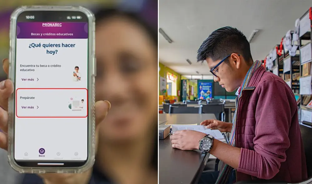 El aplicativo cuenta con 10 áreas académicas distintas, cada una con entre 20 y 38 ejercicios de opción múltiple. Foto: composición LR/ Andina