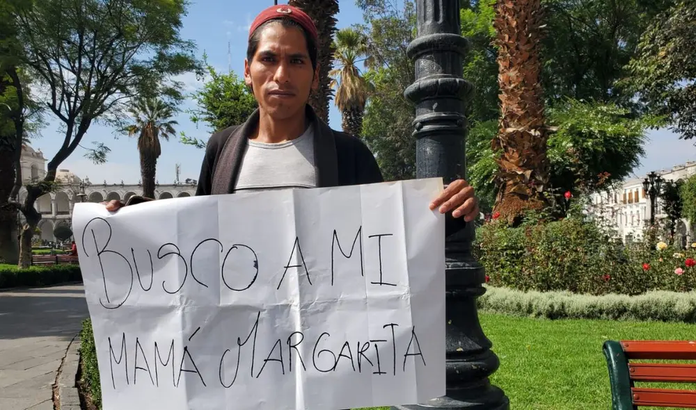 Miguel Ángel Mamani Condori ha buscado ayuda en distintos medios de comunicación. Foto y video: Leonela Aquino/La República