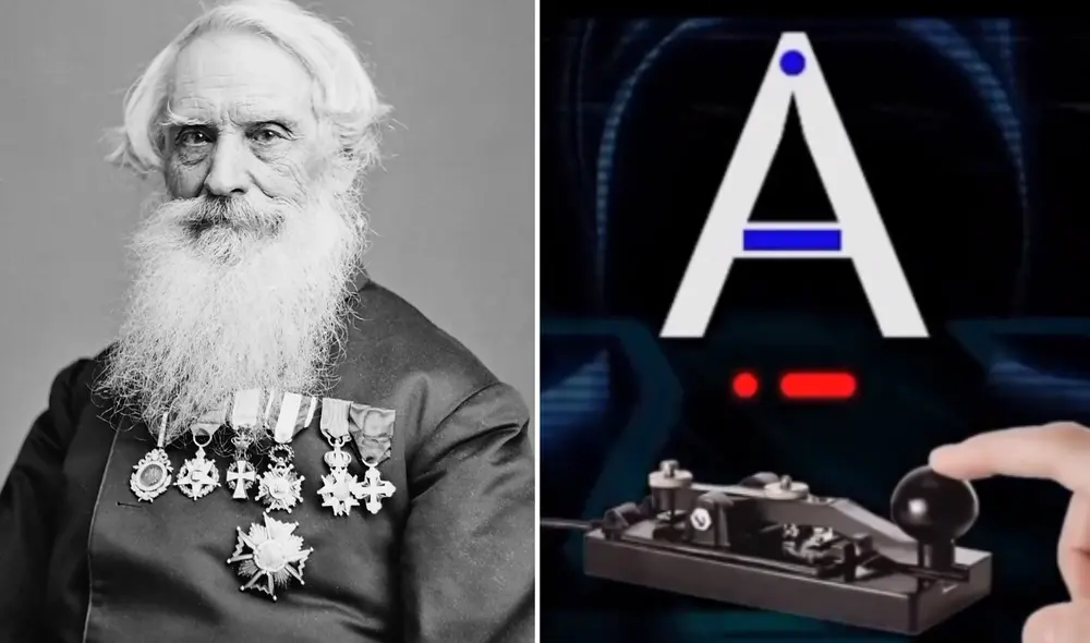 El Código Morse fue inventando por Samuel Morse, a quien se le atribuye el nombre. Foto: composición LR/ Historia National Geographic/ Rayo vision El Código Morse fue inventando por Samuel Morse, a quien se le atribuye el nombre. Foto: composición LR/ Historia National Geographic/ Rayo vision