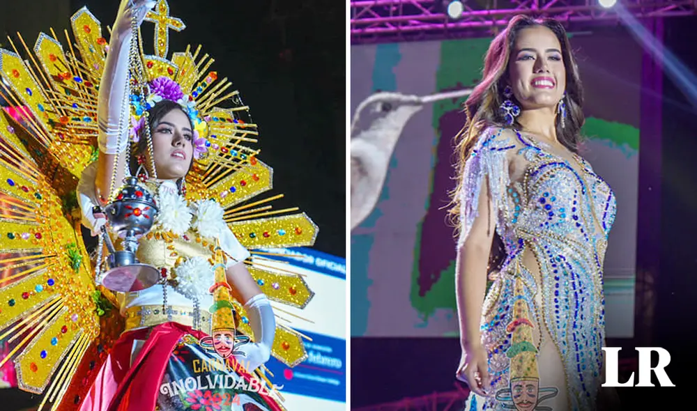 Nichol Bardales representará a Cajamarca durante los Carnavales 2024. Foto: Reporteros Cajamarca