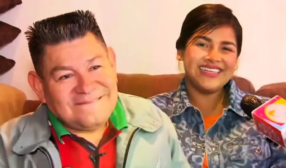 Jazmín Gutarra empezó trabajando con Dilbert Aguilar en su orquesta La Tribu. Foto: captura América TV