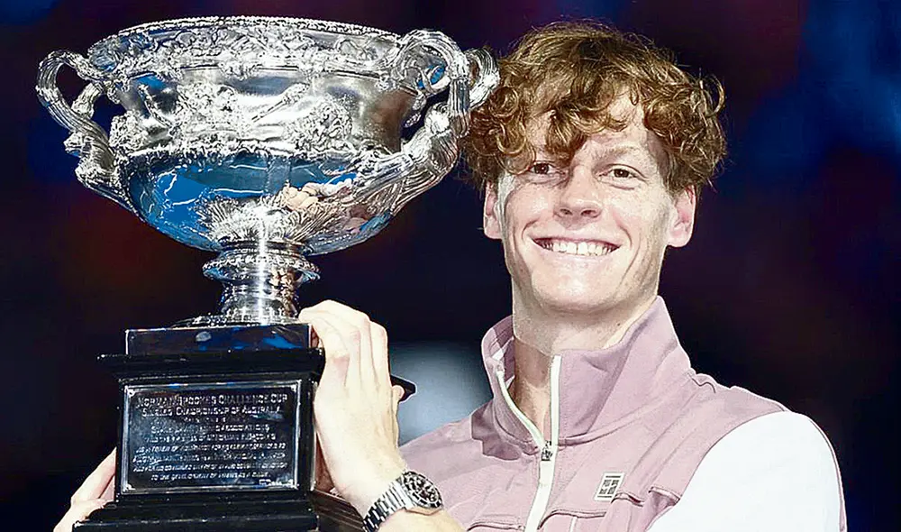 Épico. Sinner consiguió una remontada para el recuerdo. Foto: difusión