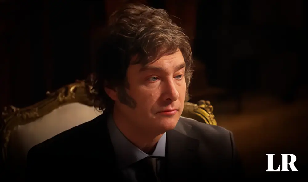 Javier Milei habló de dolarizar la economía de Argentina en la entrevista a The Wall Street Journal. Foto: composición LR/The Wall Street Journal