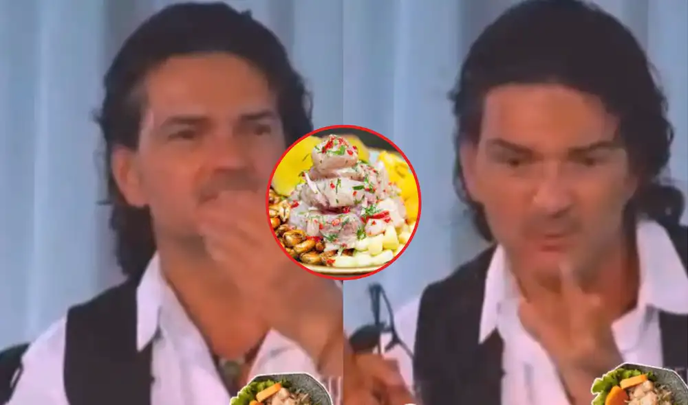 Ricardo Arjona no dejó de hablar sobre lo rico que es la comida peruana en una entrevista de hace años. Foto: composición LR/TikTok/@foxermes Ricardo Arjona no dejó de hablar sobre lo rico que es la comida peruana en una entrevista de hace años. Foto: composición LR/TikTok/@foxermes