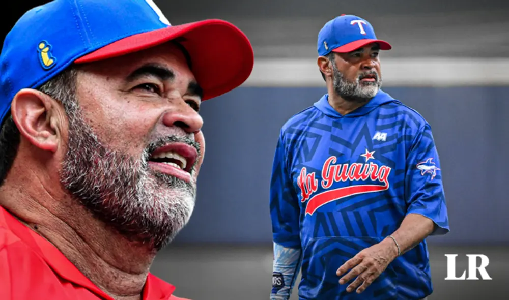 Oswaldo Guillén fue campeón con Tiburones de La Guaira como jugador activo y mánager del equipo. Foto: composición LR/AFP/@guille94