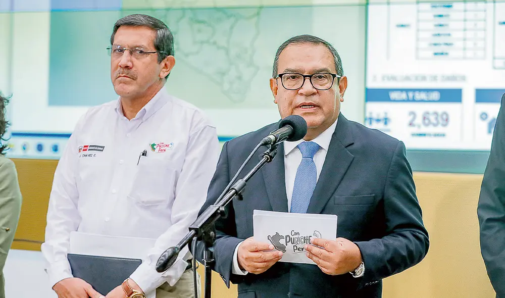 Premier. Otárola indicó que Boluarte viajará a otras regiones. Foto: difusión