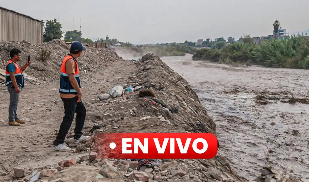 Senamhi advirtió que el río Huaura podría desbordarse durante las próximas horas.  Foto: Andina