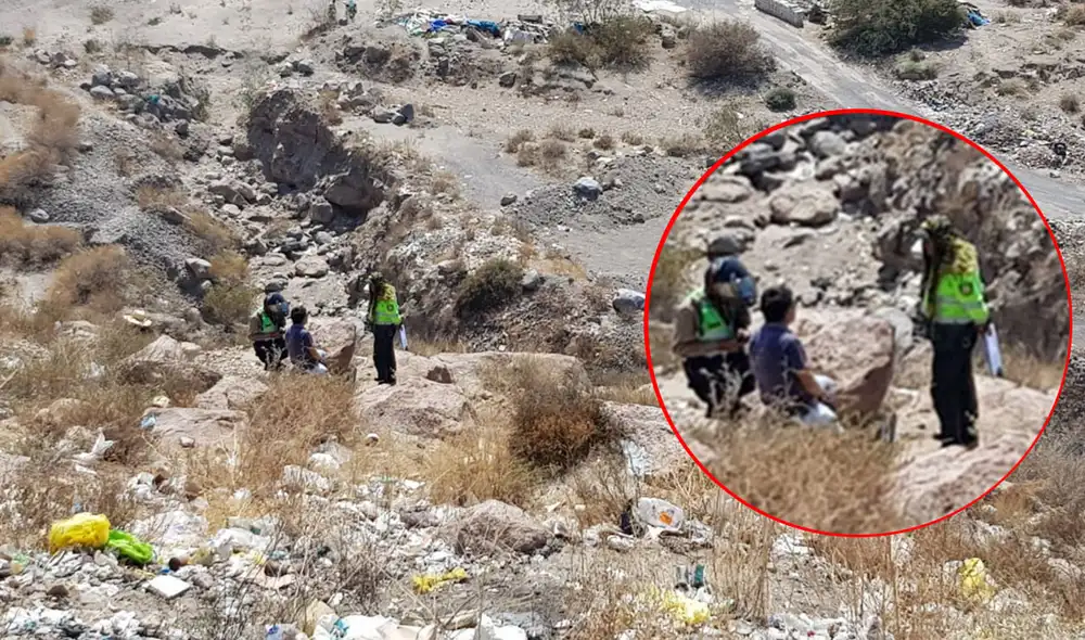 Hecho fue atendido por personal de la Policía. Foto: composición LR/Wilder Pari/ LR - Video: Wilder Pari/ LR