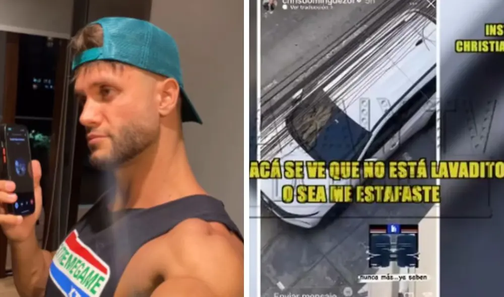 Christian Domínguez fue ampayado el pasado lunes 29 de enero siéndole infiel a Pamela Franco en su camioneta. Foto: composición LR/Fabio Agostini/Instagram/captura de ATV