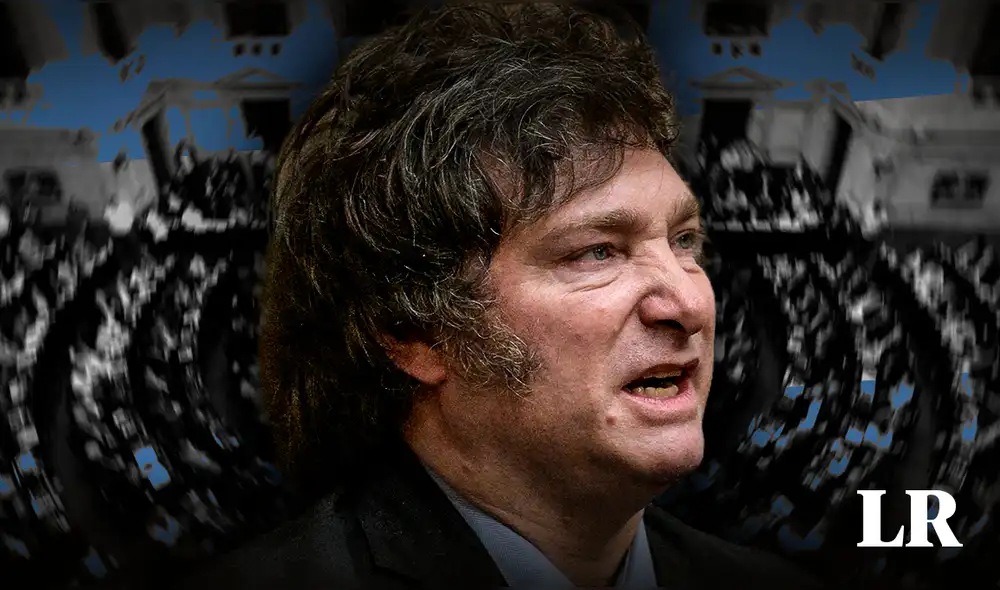 El texto original de la ley ómnibus de Milei tenía como objetivo lograr un recorte del gasto público del 5% del PIB. Foto: composición LR/AFP