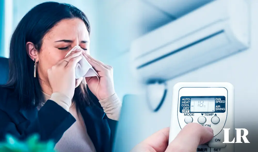 El inadecuado uso de aire acondicionado puede ser peligroso para personas con problemas respiratorios. Foto: composición LR / Freepik