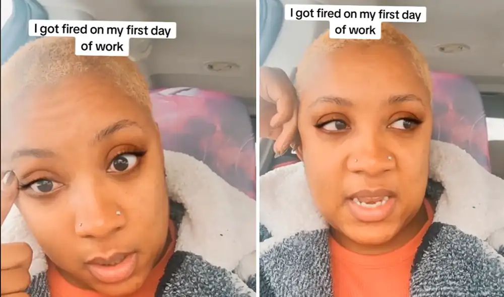 Una joven madre estadounidense se hizo viral al contar el motivo de su despido. Foto: composición LR/TikTok