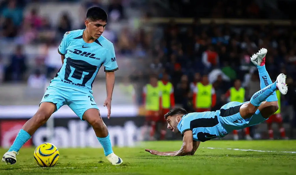 Piero Quispe llegó a Pumas procedente de Universitario. Foto: composición LR/Pumas