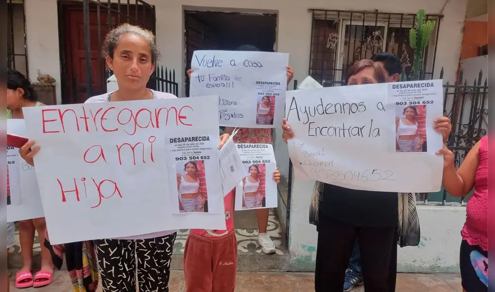 Padre de adolescente exigen que liberen a su hija. Foto: Kevinn García/La República