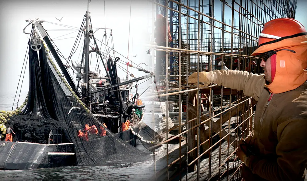 Hubo menor avance en captura de recursos marítimos y de obras de infraestructura. Composición: LR - Jackeline Cárdenas