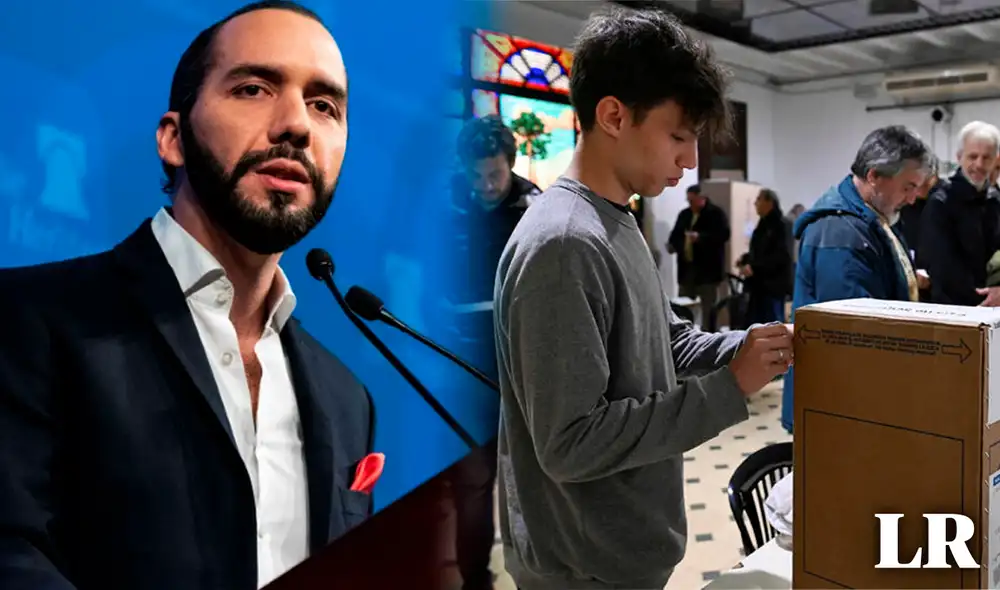 Las elecciones en El Salvador se realizarán el próximo 4 de febrero. Foto: composición LR/AFP Las elecciones en El Salvador se realizarán el próximo 4 de febrero. Foto: composición LR/AFP