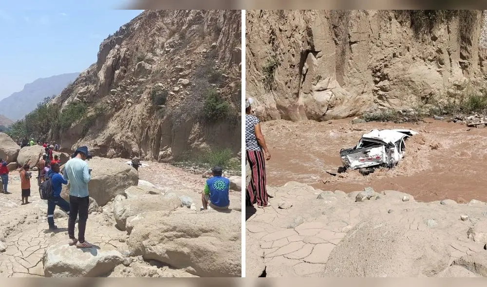 Rescatistas de la zona vienen retirando el vehículo lo más pronto posible.Foto: difusion - Video: La República