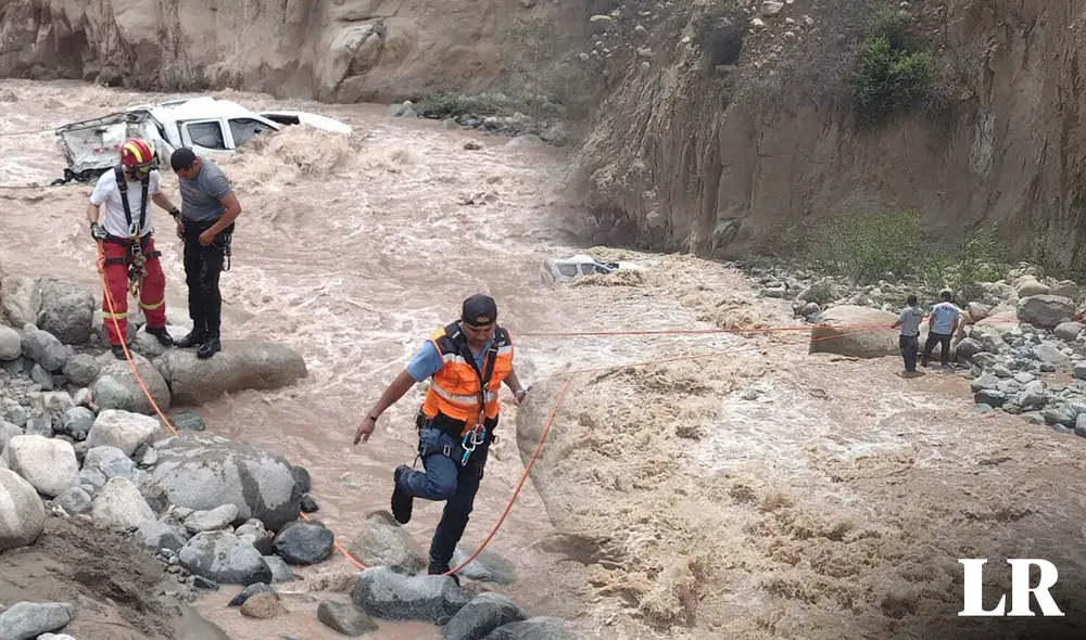 Accidente en Canta. Foto: composición de Fabrizio Oviedo/La República