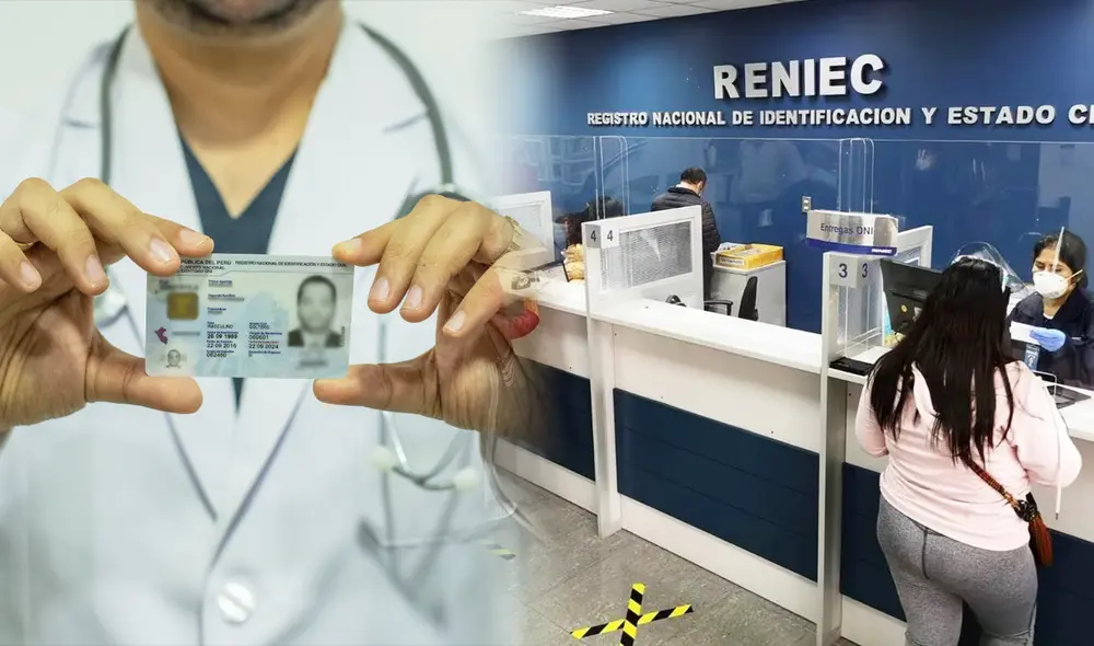 El DNI electrónico cuenta con un chip inteligente. Foto: composición LR/Reniec