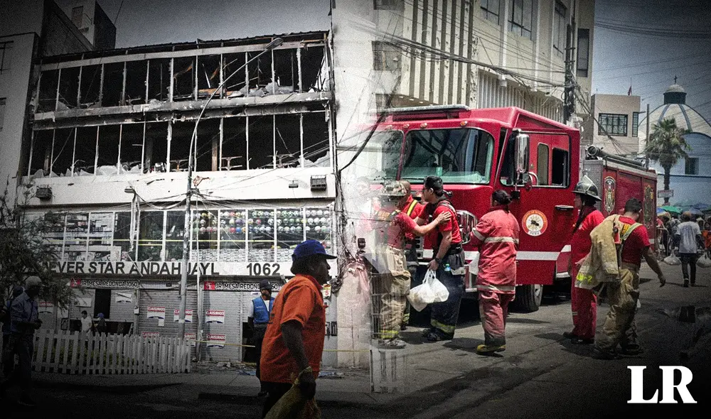 Los bomberos han sentido la sobrecarga de incendios y señalan al tráfico de Lima como uno de sus principales problemas a la hora de atender una emergencia. Foto: composición La República