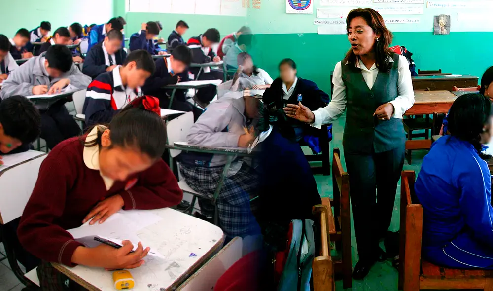 Colegios públicos y privados se preparan para iniciar el nuevo año 2024. Foto: composición LR/Minedu