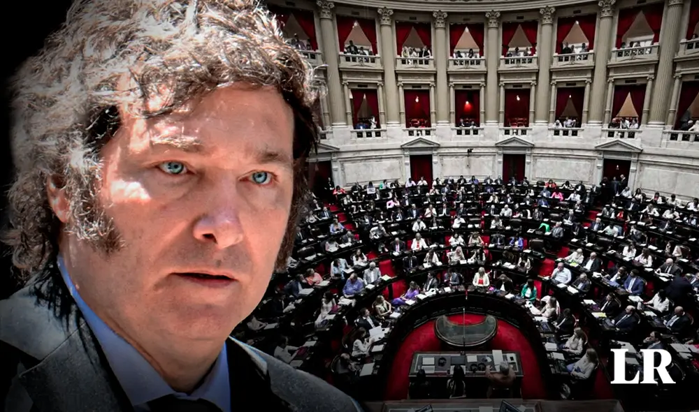 Inicia tercera jornada de debate de Ley Ómnibus. Foto: AFP Inicia tercera jornada de debate de Ley Ómnibus. Foto: AFP