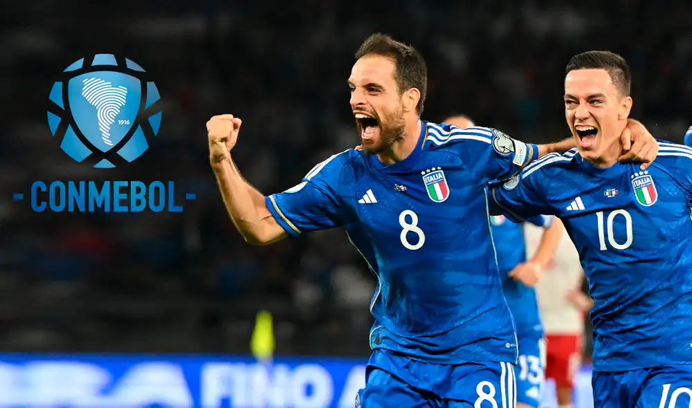 La selección italiana se prepara para disputar la Eurocopa 2024. Foto: Twitter/Conmebol