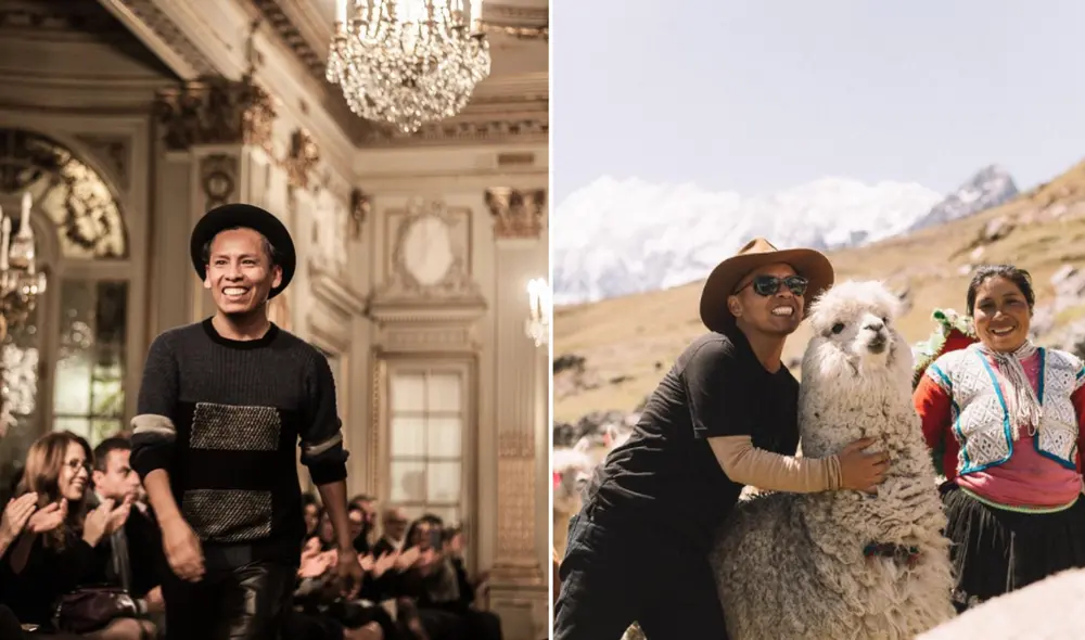 Maco Calderón es originario de Junín y su marca homónima fue fundada hace cinco años en París. Foto: composición LR/ Andina/ Instagram