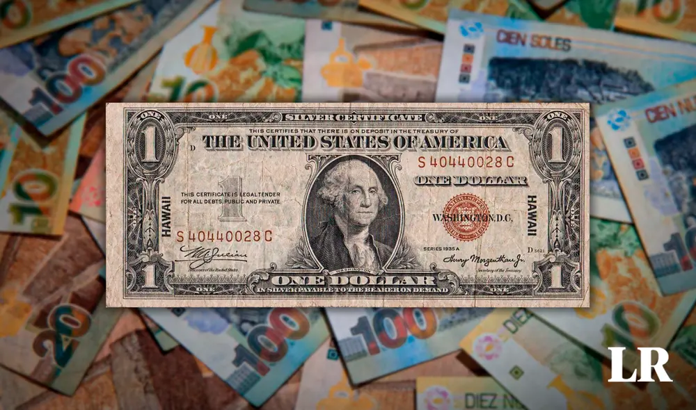 Así es el billete de 1 dólar que vale más de US$600. Foto: composición de Jazmin Ceras/La República/Terra/Perú Travel