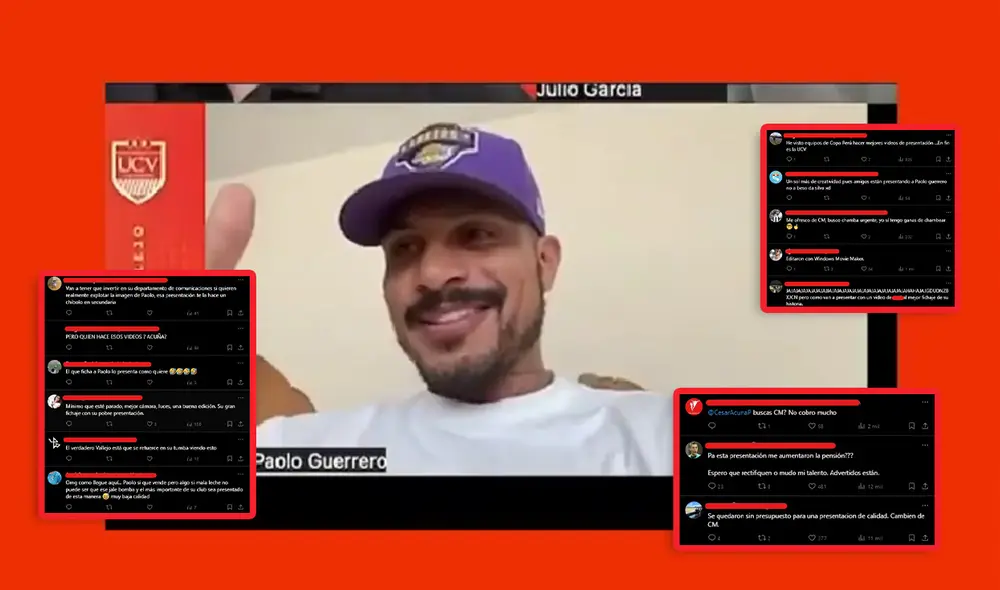 Paolo Guerrero usará el dorsal '9' en César Vallejo. Foto: composición LR/captura UCV